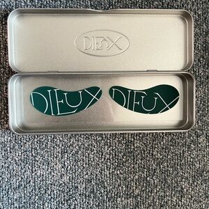 DIFUX Green Eye Mask Skincare Patches - Reusable Hydrogel Under-Eye Pads